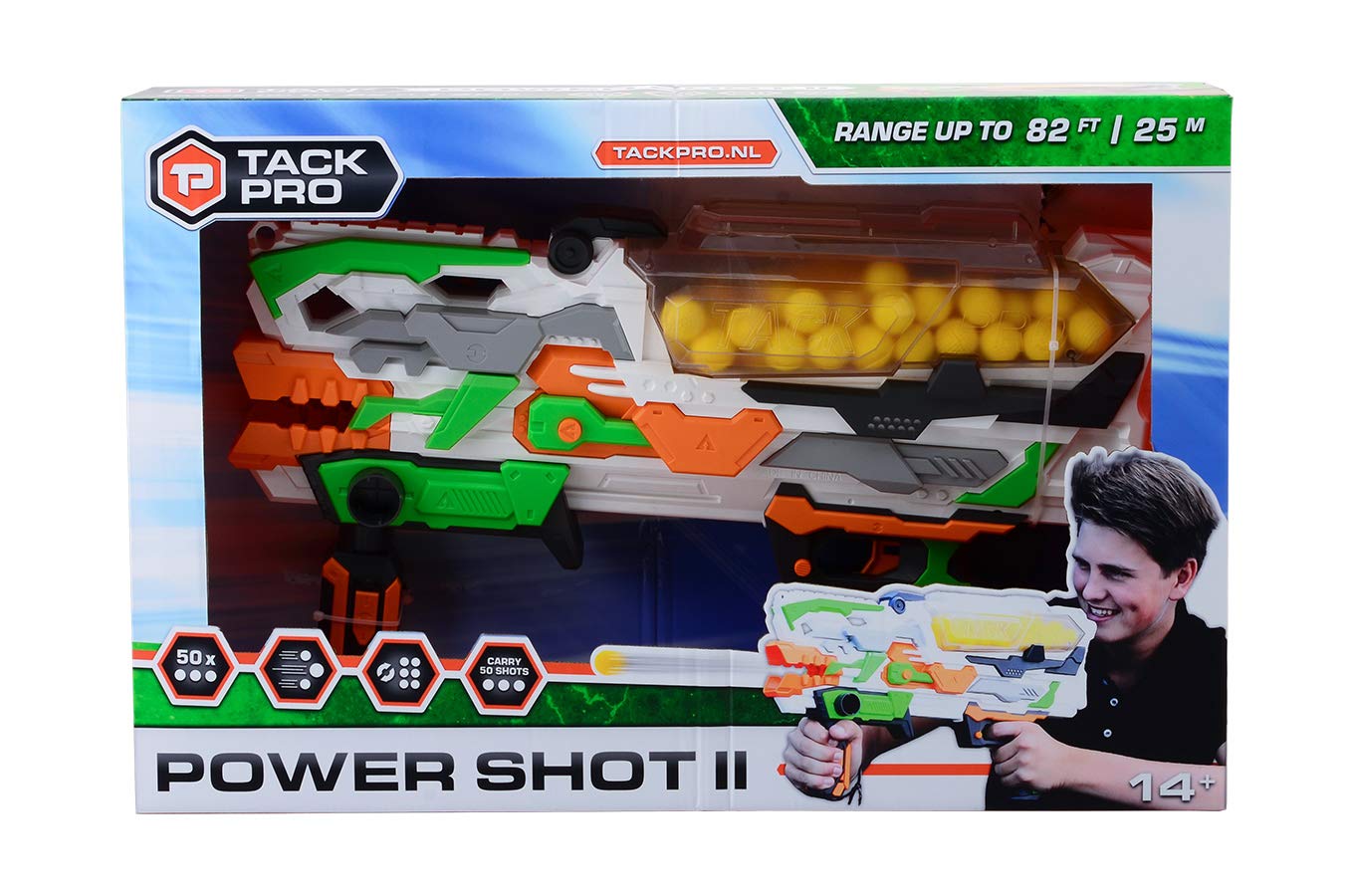 Power Shot 2, 50cm. con 50 Foam Palle