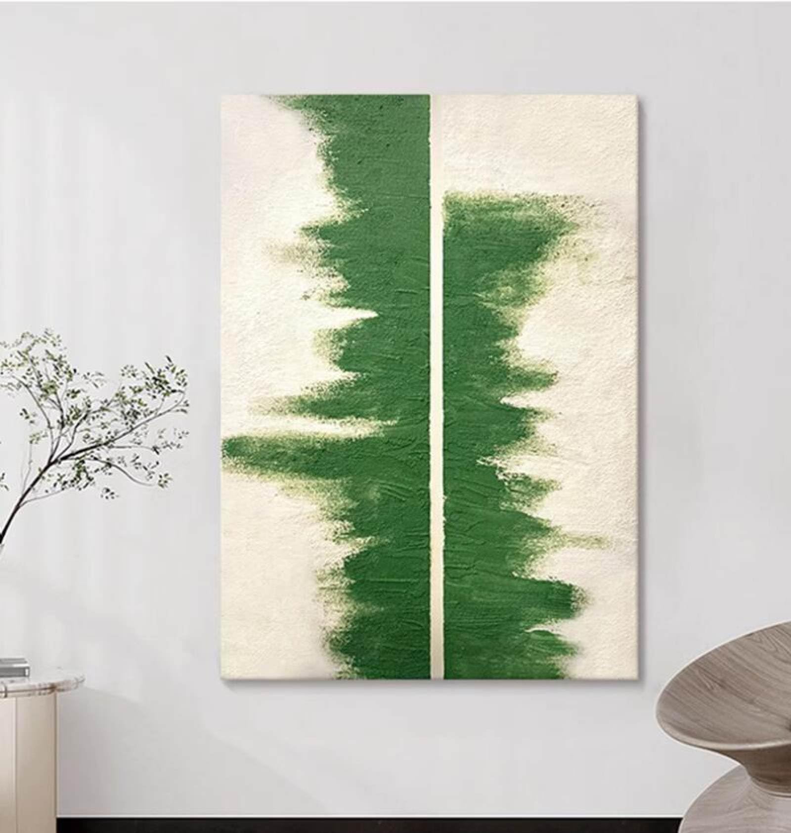 Tableau minimaliste fait main : une image d'art mural qui poétise votre décoration