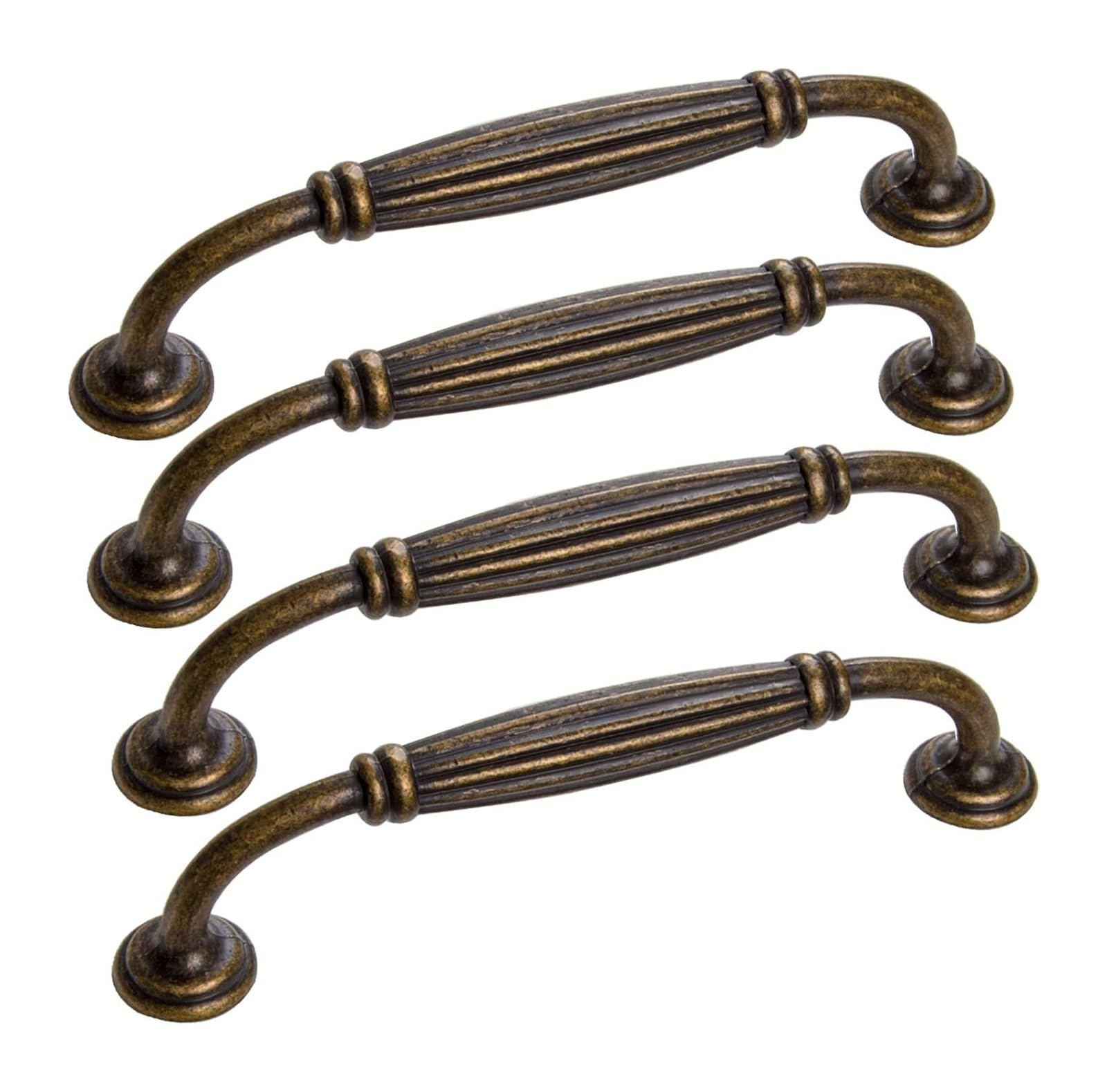 Voplivat One Color Kitchen Cupboard Handles, Cabinet Drawer Cupboard Furniture Door Pulls Handles Bow Knobs Zinc Alloy 96Mm 128Mm(Hole Distance: 128Mm)