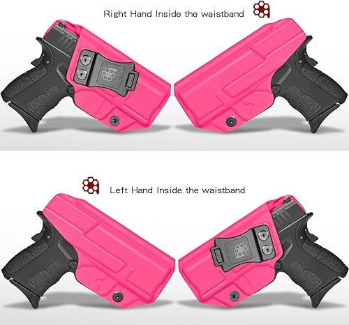 Miniatura 2 de Amberide IWB & OWB KYDEX Funda Ajuste Springfield XD-S 3.3 "y XD-S MOD.2 3.3" Pistola, cintura interior oculto transporte, inclinación ajustable y