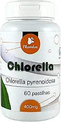 Chlorella 500 mg 60 Comprimidos Suplemento Natural Clorela Algas Verde Comprimidos Vegano Fitonatus