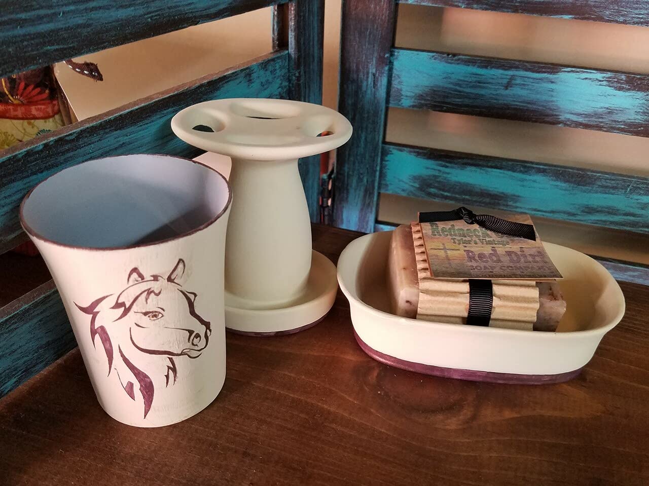 3 piece custom bathroom set Home & Kitchen