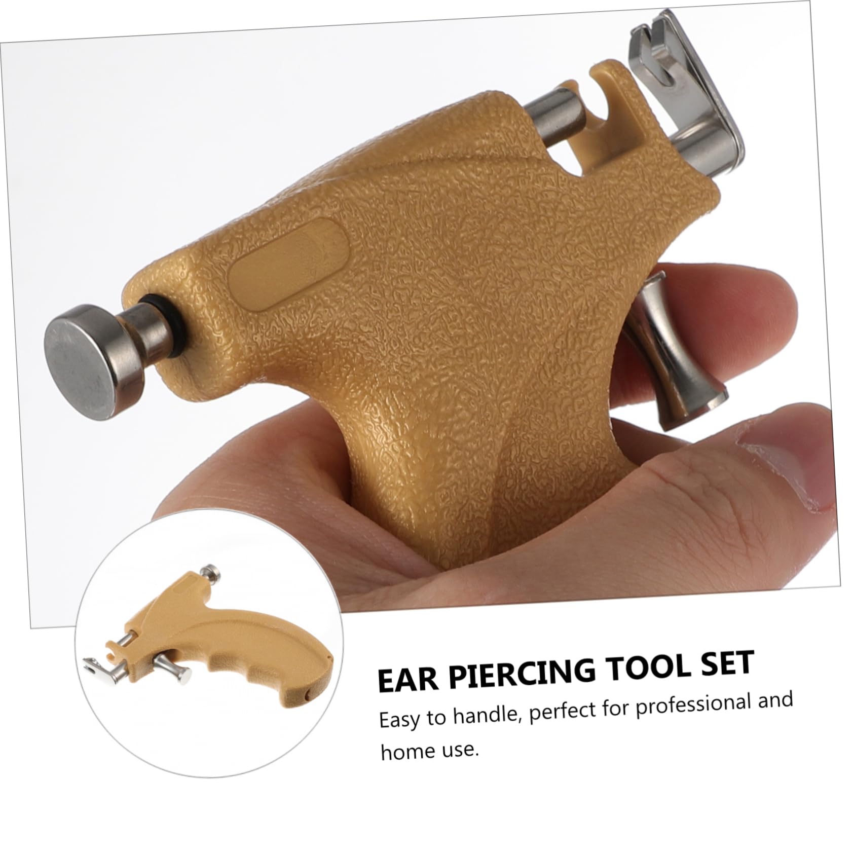 SHERCHPRY Strumenti Per Piercing All Orecchio Kit Strumenti Per Piercing All Orecchio Orecchini Bottone Per Forare i Buchi Orecchie Rapidamente Modo Per Personale e