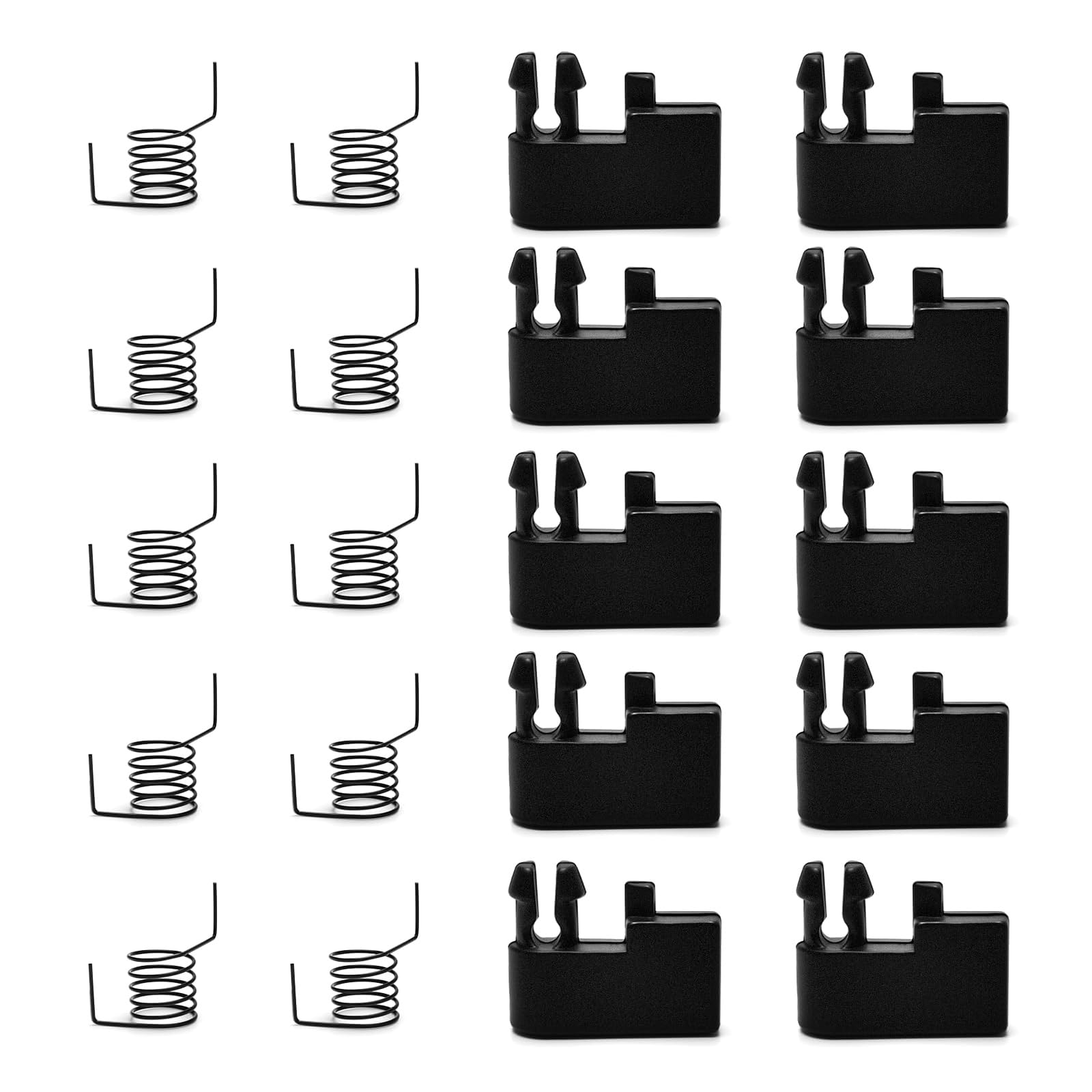 Newft 10Pcs Lawns Recoils Pawl Replacement Part With Spring 00009980612, 41331957201 For Multiple Models Recoils Starter Pulley Spring Rope Pawl