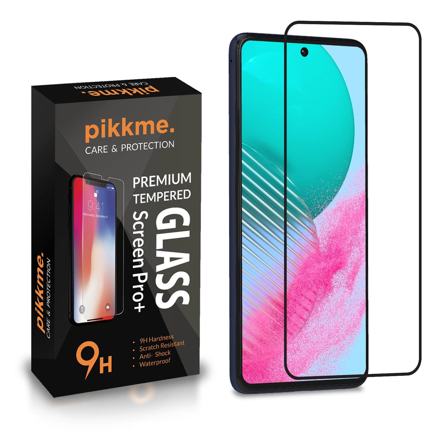 Pikkme Tempered Glass Screen Protector for Samsung Galaxy M54 / F54 5G Edge to Edge Coverage with Easy Installation kit (B0CK8FMSF1) Amazon Price History, Amazon Price Tracker