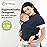 KeaBabies Baby Wrap Carrier - All in 1 Original Baby Carrier Newborn to Toddler Sling, Easy to Wear, Hands Free Bonding, Lightweight, Breathable Infant Wraps (Midnight)