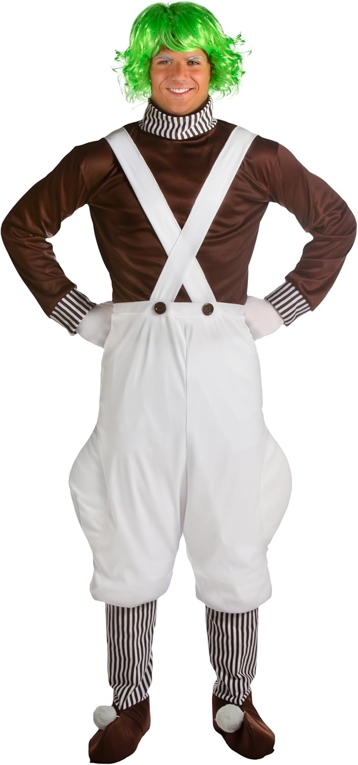 Adult Chocolate Factory Worker Costume Mens, Candy Factory