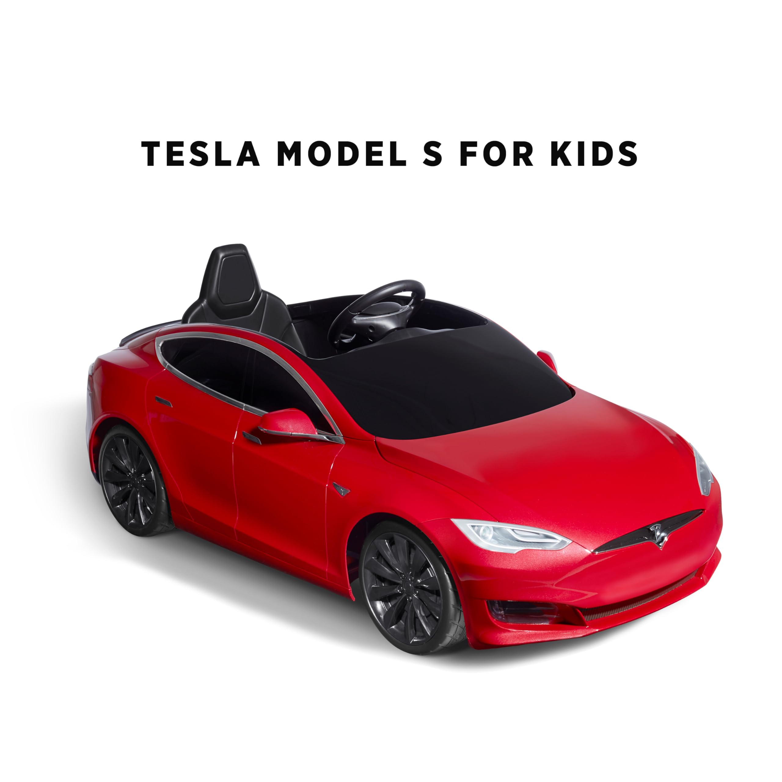 Tesla Model S Kids Car Radio Flyer Tesla Model S For Kids Red