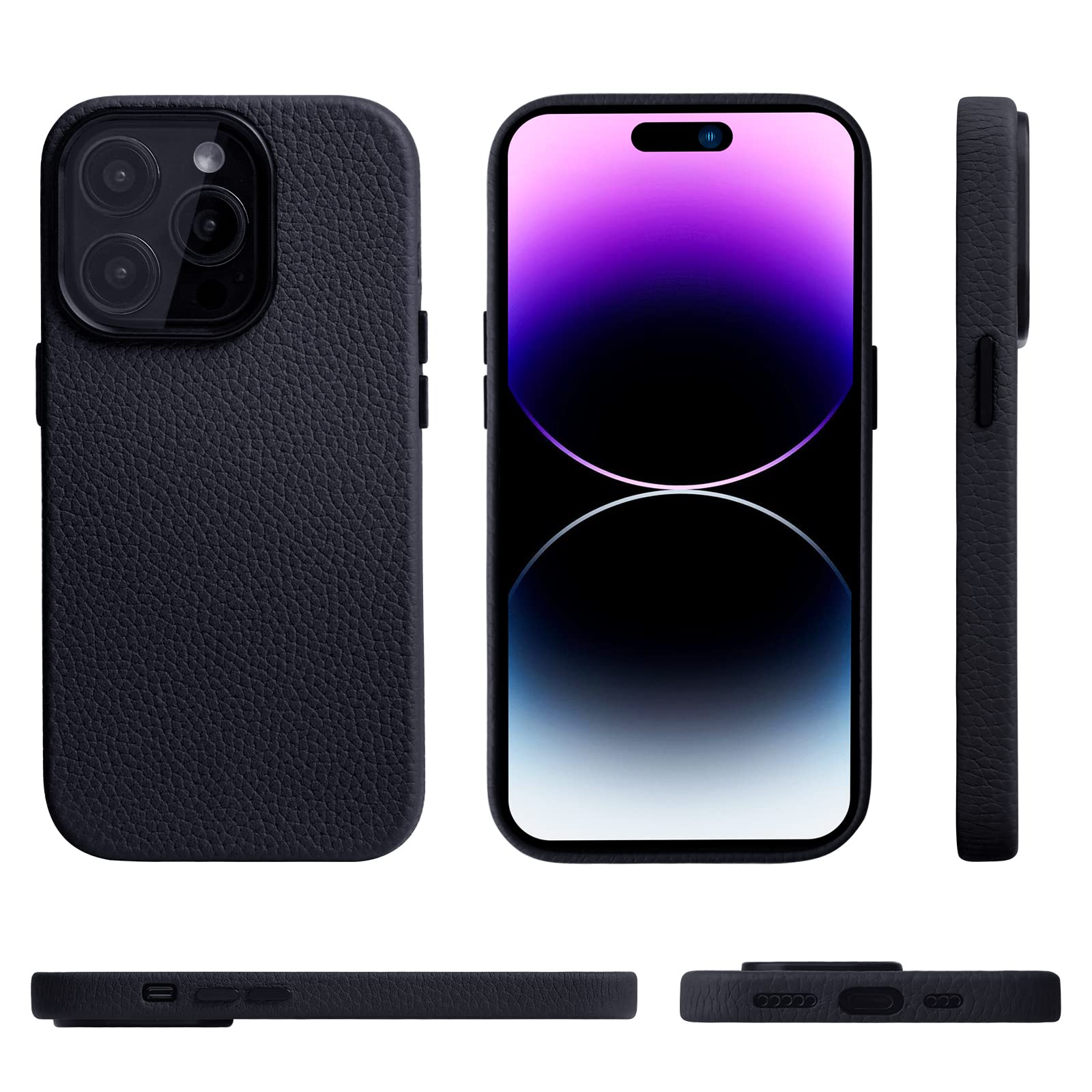 Amazon.co.jp: iPhone 14 Pro Max用レザーケース Apple Mag-Safe、本革