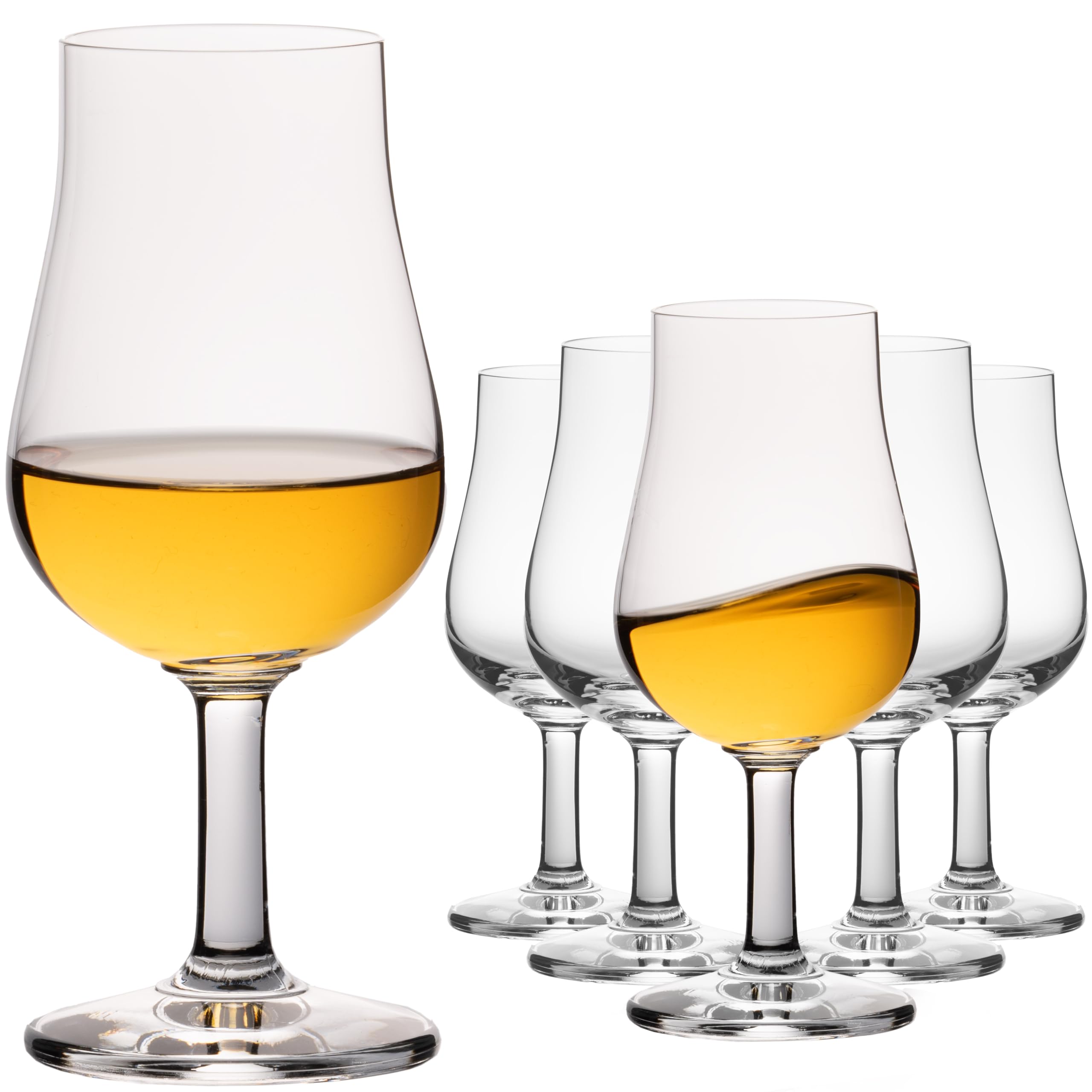 IMPERIAL Nosing Glas 6er Set – Tastingglas für Whisky & Brandy – 120ml Crystalline Glas Whiskeyglas Spülmaschinenfest