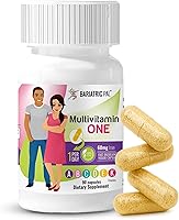 Vista 12 de BariatricPal Multivitamínico UNO 1 por día! Cápsula multivitamínica bariátrica con 60 mg de hierro Cápsula fácil de tragar Vitamina