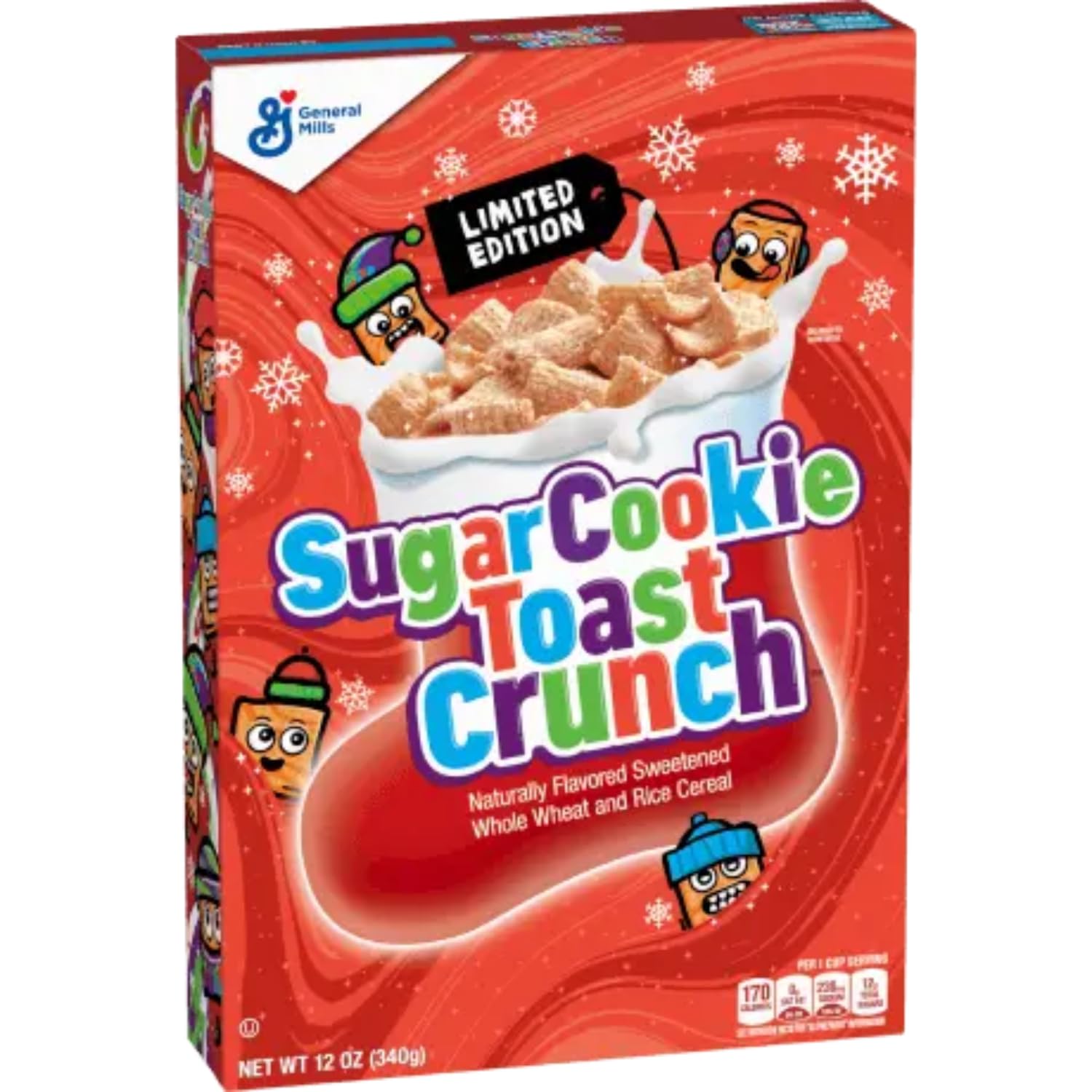General Mills Sugar Cookie Toast Crunch Limited Edition Cereal, (12-OZ) 340g Imported (B0CSDQHH82) Amazon Price History, Amazon Price Tracker