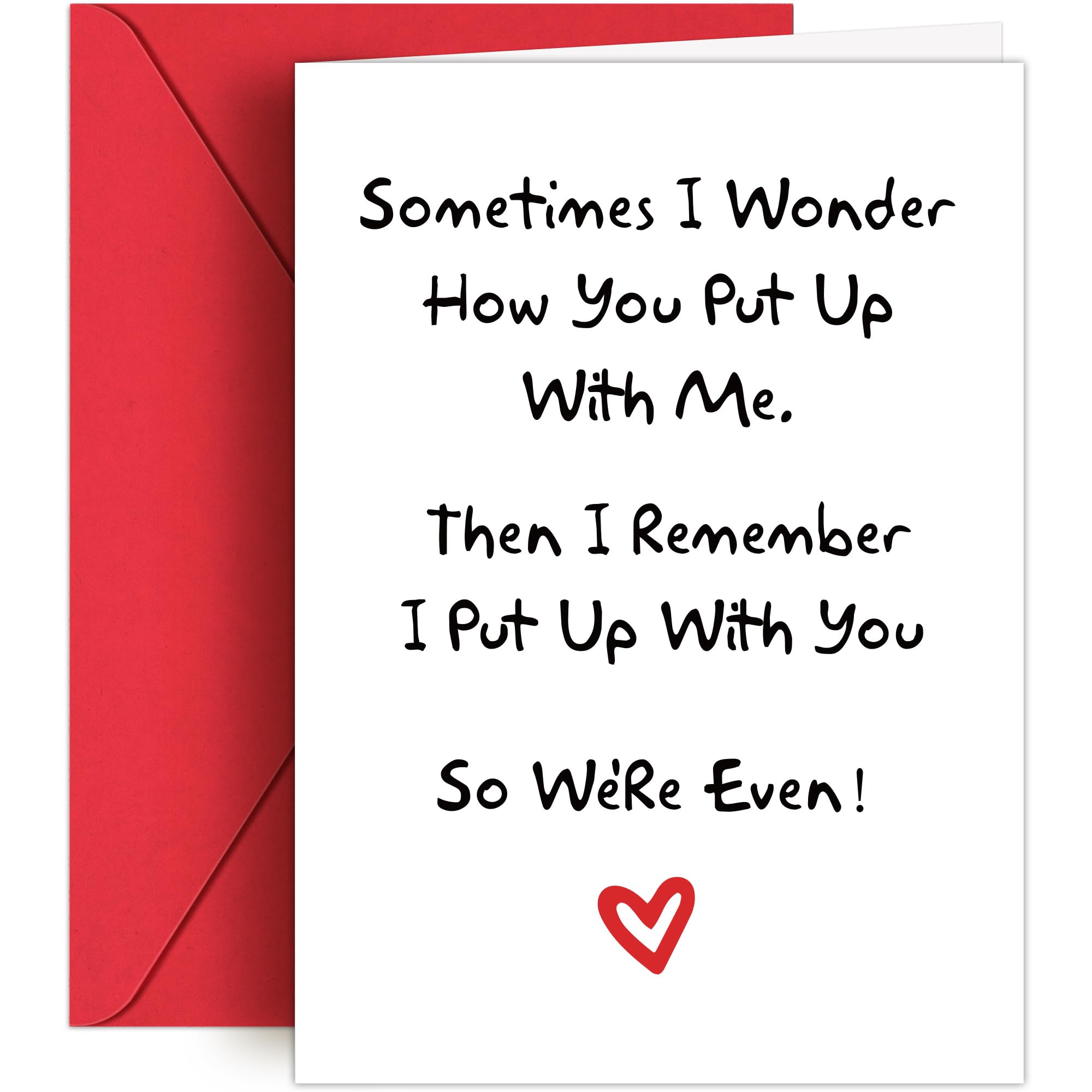 Valentines Day Card for Wife Husband - Romantic Valentines Day Card for Him Her, Valentine's Card for Boyfriend Girlfriend, I Love You Cards for