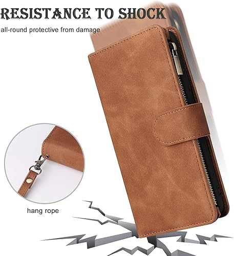 Miniatura 7 de RANYOK Funda tipo cartera para Moto G Stylus 5G 2022 de piel sintética de alta calidad con cierre RFID con cierre magnético funda protectora