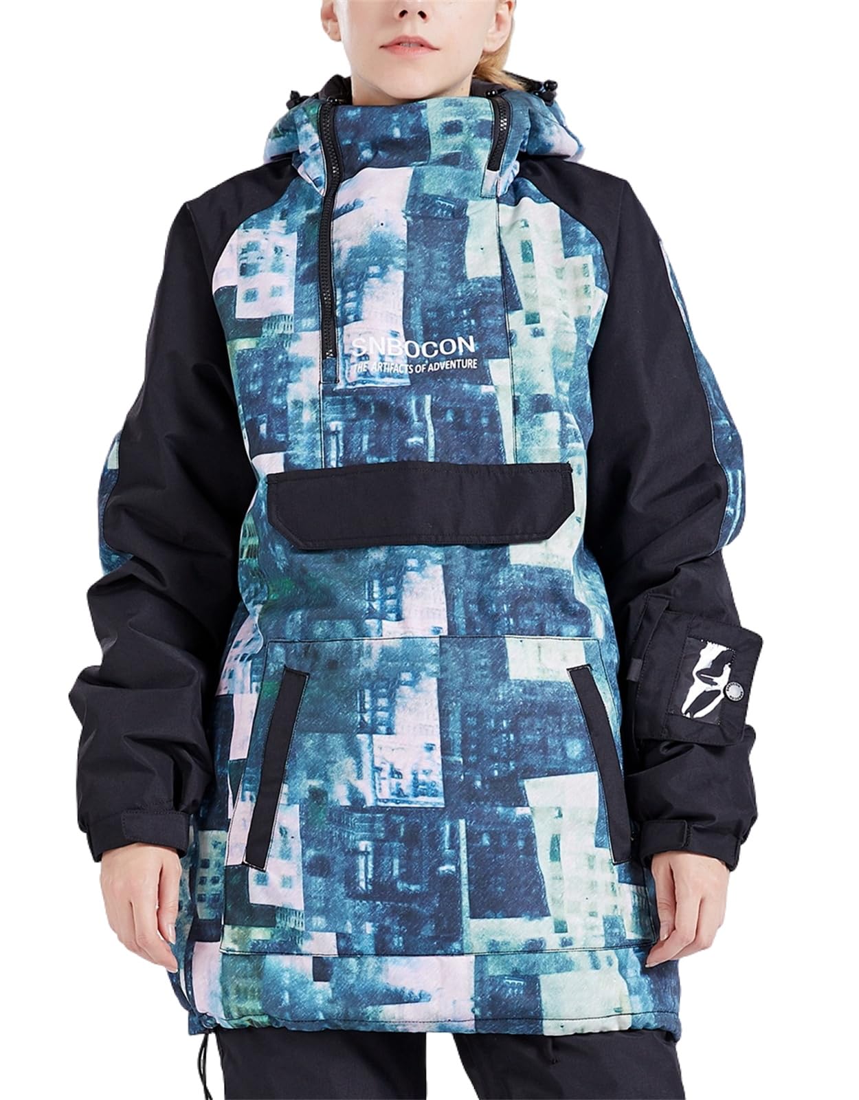 SNBOCON  Womens Ski Snow Jacket 