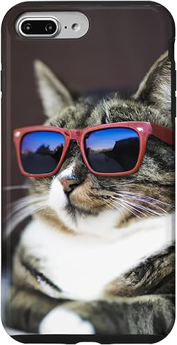 Miniatura 9 de Funda para iPhone 11 Cool Tabby Cat con lentes de sol