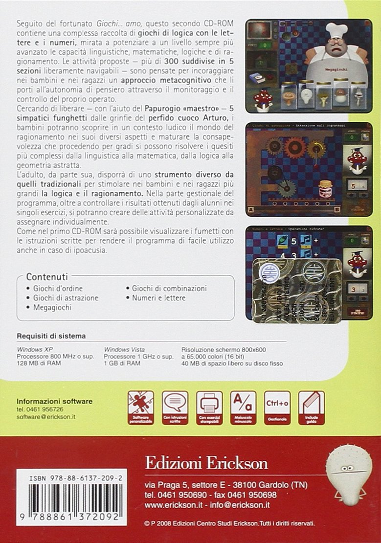 Giochi...amo. CD-ROM. Giochi per sviluppare le abilità logico-matematiche (Vol. 2)