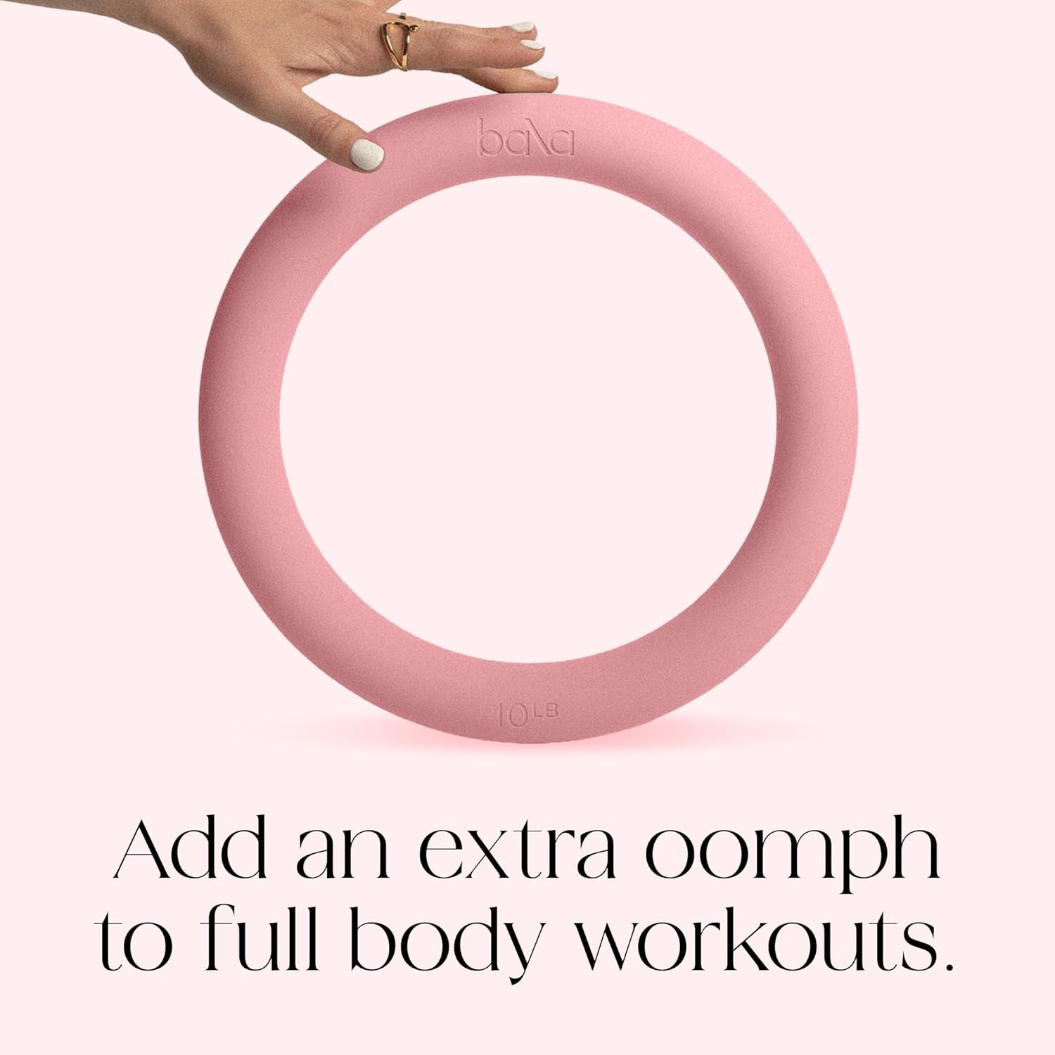 Bala Power Ring, 2-in-1 Kettlebell & Dumbbell, 10lb - Full Body Home Gym Workout Equipment for Strength Training, HIIT, Pilates, & Aerobics Exercises - Fitness Equipment for Working Out - Image 5