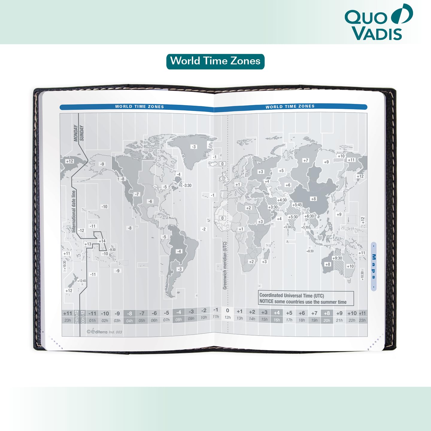 Quo Vadis Agenda settimanale 2027, 12 mesi, da gennaio a dicembre, 10,2 x 15,2 cm, copertina liscia in finta pelle scamosciata Texas, color carbone
