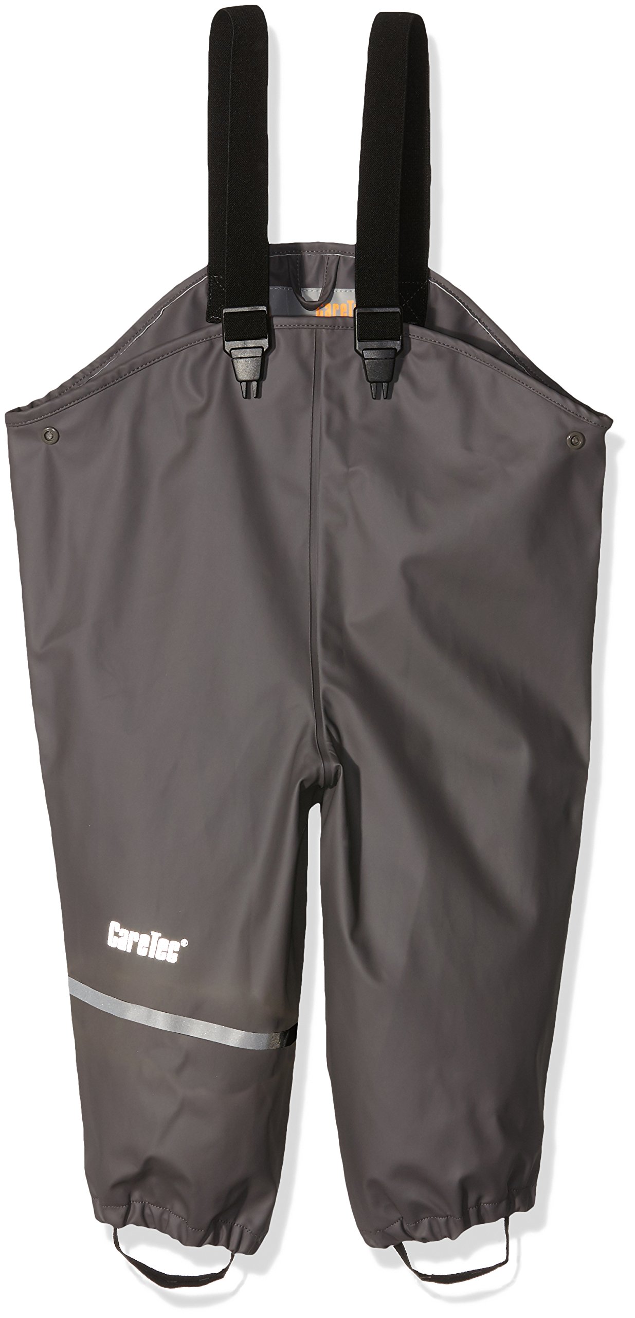 Kids Rain Pants Dungarees, Grey, 128