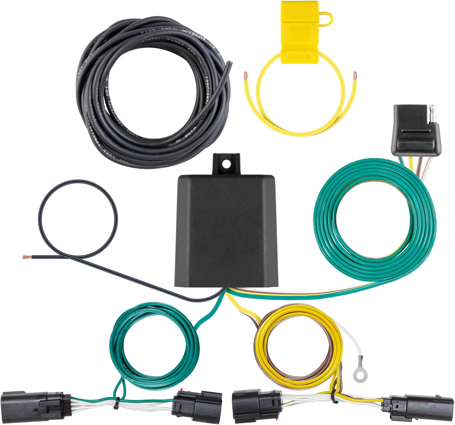 CURT 56514 Vehicle-Side Custom 4-Pin Trailer Wiring Harness, Fits Select Chevrolet Trax