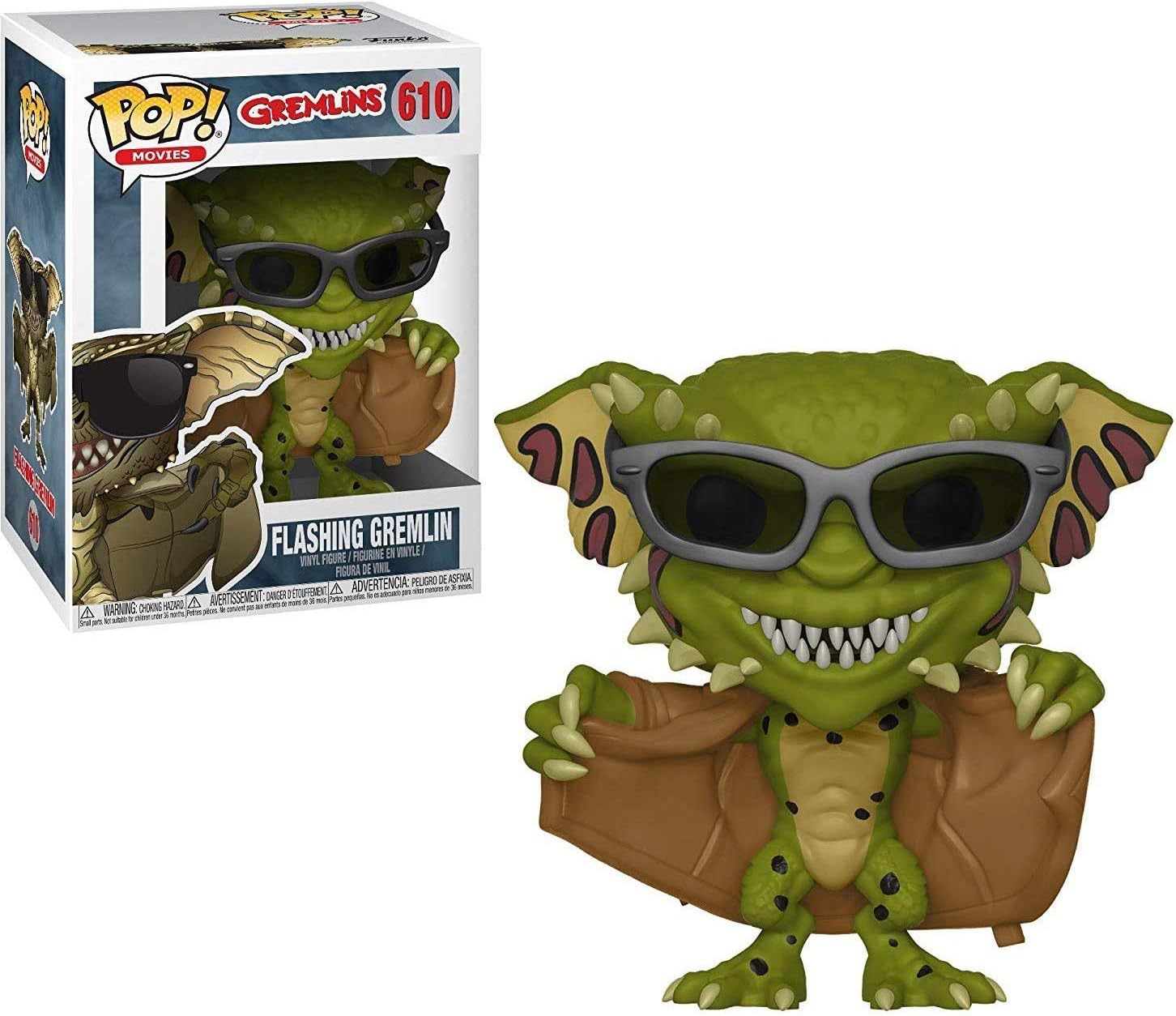 POP Gremlins 2 - Flashing Gremlin Funko Vinyl Figure (Bundled with Compatible Box Protector Case) Multicolored 3.75 inches - Image 2