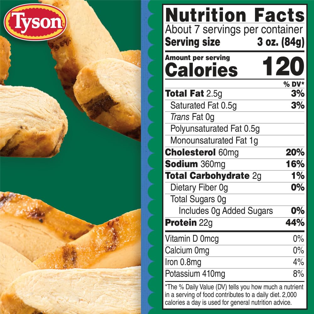 Tyson Grilled Ready Chicken Breast Strips Frozen 22 Ounce — view 7