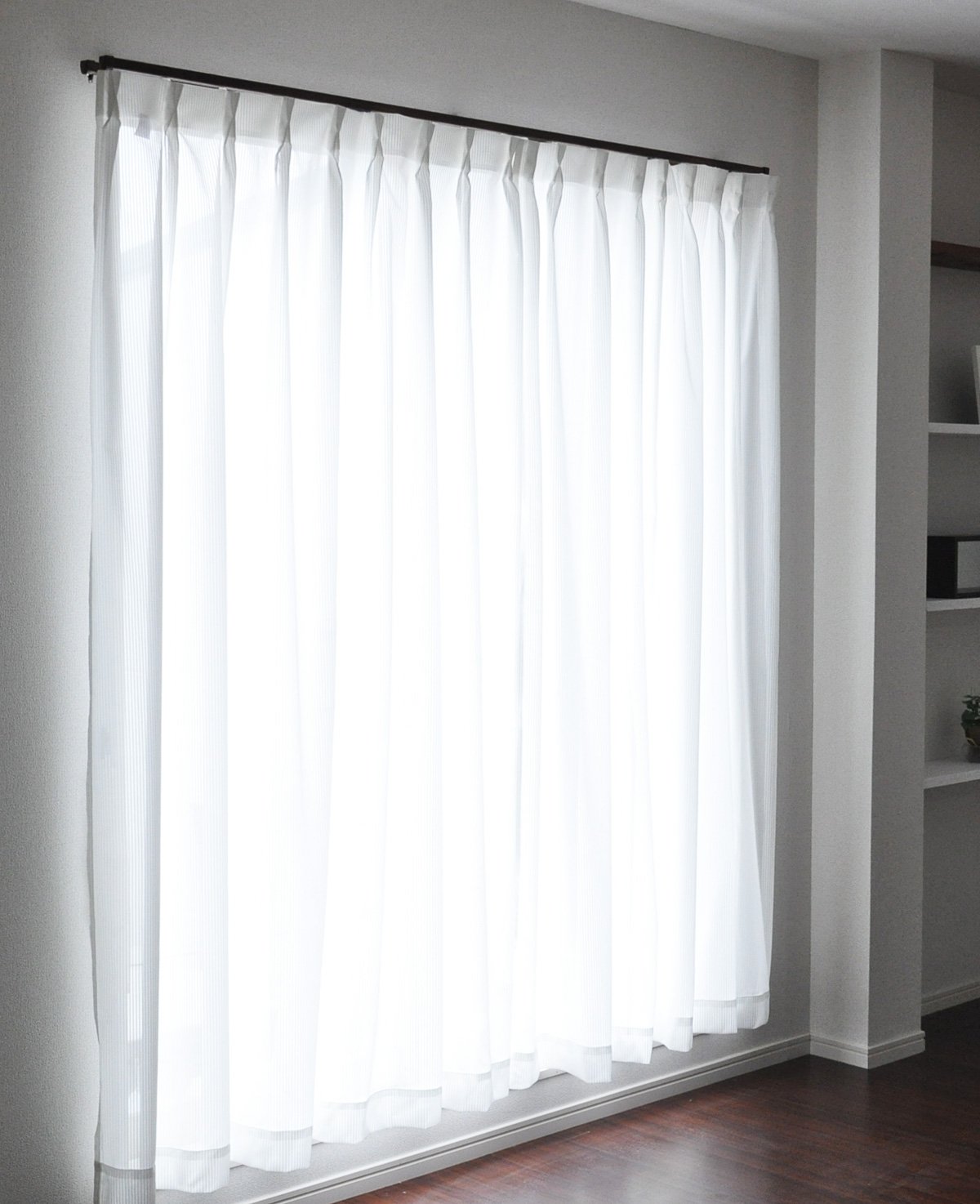 あなたのお好みサイズ仕立てのレ―スカ―テン（IV/2倍ひだ加工） あなたのお好みサイズ仕立てのレ―スカ―テン（IV/2倍ひだ加工