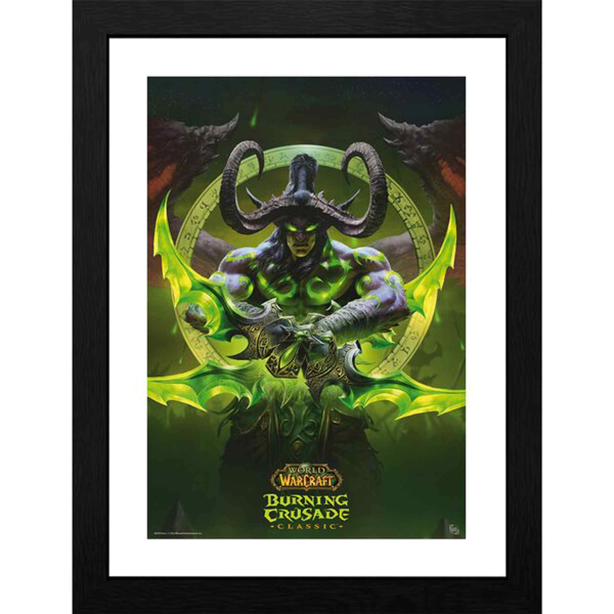 GB eye World of Warcraft Illidan 30 x 40cm Framed Collector Print