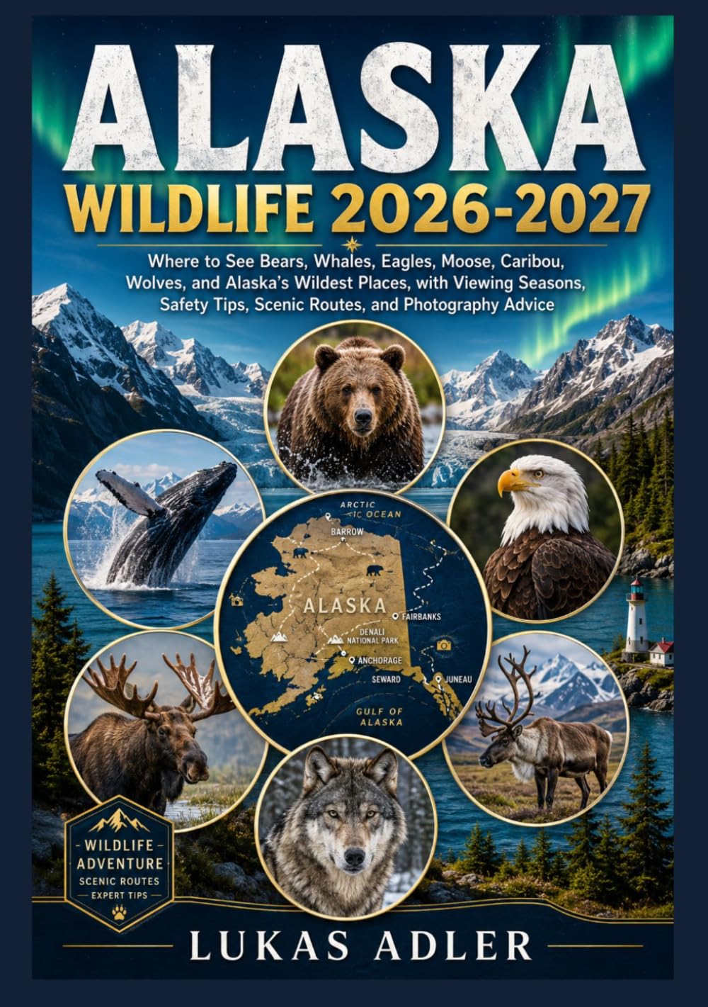 ALASKA WILDLIFE 2026-2027: Where to See Bears, Whales, Eagles, Moose, Caribou, Wolves, and Alaska’s Wildest Places, with Viewing Seasons, Safety Tips, Scenic Routes, and Photography Advice
