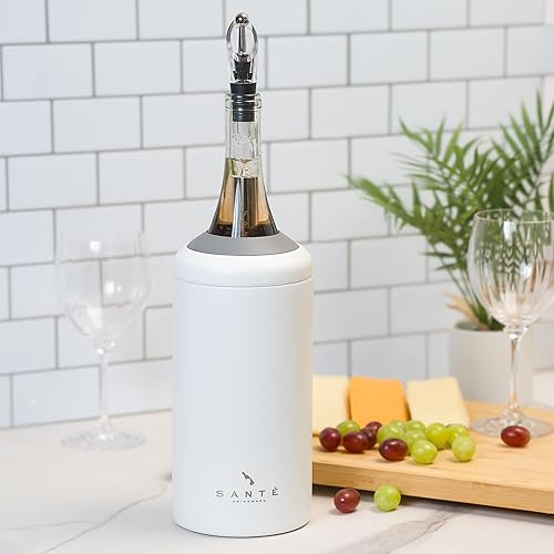 Miniatura 5 de Cubo y palito para enfriar vino, mantiene el vino y el champán refrigerados durante horas, regalo perfecto para los amantes del vino, portátil,
