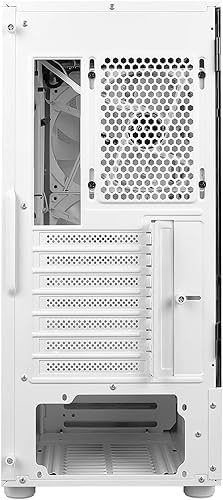 Miniatura 15 de Antec NX410 ATX Mid-Tower Case, panel lateral de vidrio templado, vista lateral completa, preinstalado 0.079 x 5.512 in en la parte delantera y 1
