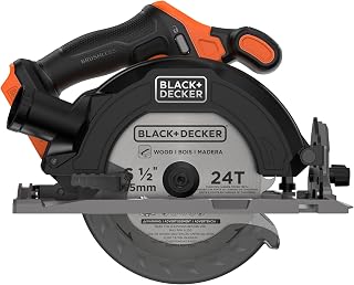 20V MAX POWERCONNECT Brushless Cordless Circular Saw for Wood, 6 1/2 in. (165mm), Includes 24T Circular Saw Blade, 4300 RPM, 50 Degree Bevel, Tool Only (BLCS78B)