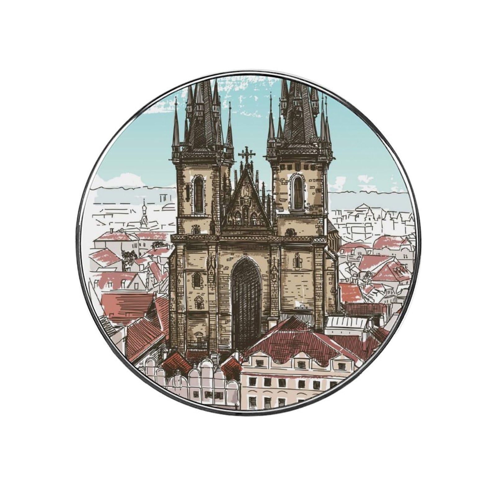 City Alloy Fridge Magnet For Office Cabinet Refrigerator Whiteboard Photo
