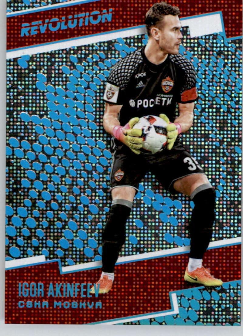 2017 Panini Revolution Disco #87 Igor Akinfeev SER/25 CSKA Moskva Official Soccer Card in Raw (NM or Better) Condition