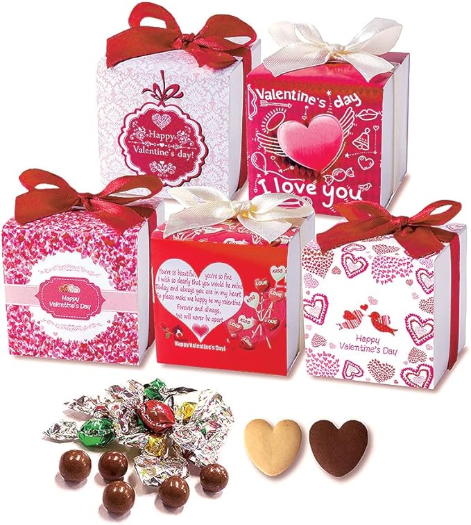 Amazon ばらまき用 バレンタイン チョコ 義理 会社 職場 お菓子 プチギフト Wakuwakuバレンタイン 会社 業務用 個包装 結婚式 15個セット Asumiウェディング チョコレート 通販