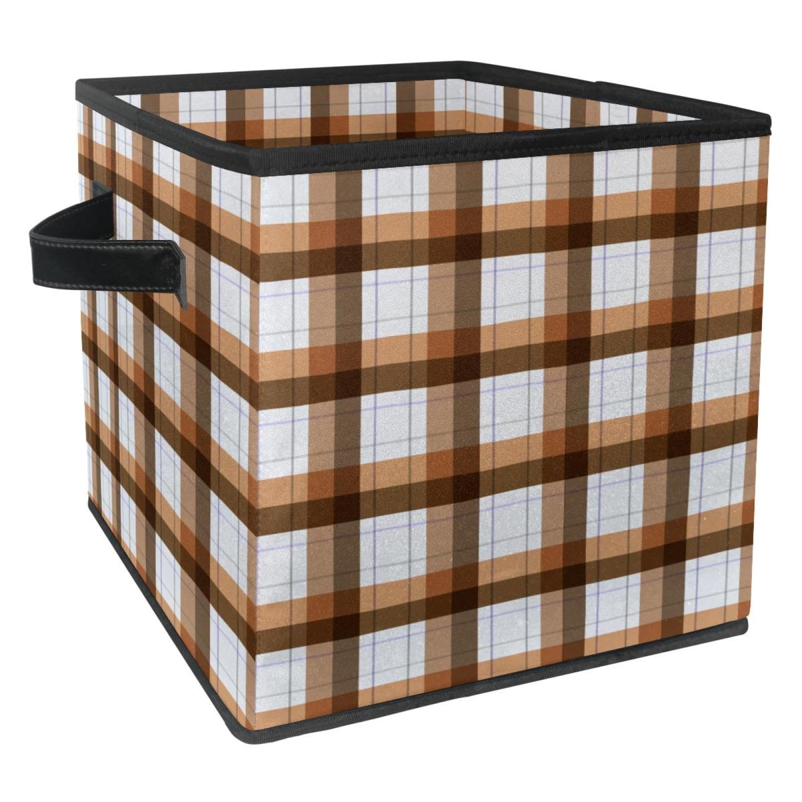 Boîte de rangement pliable en tissu cube pour jouets et vêtements