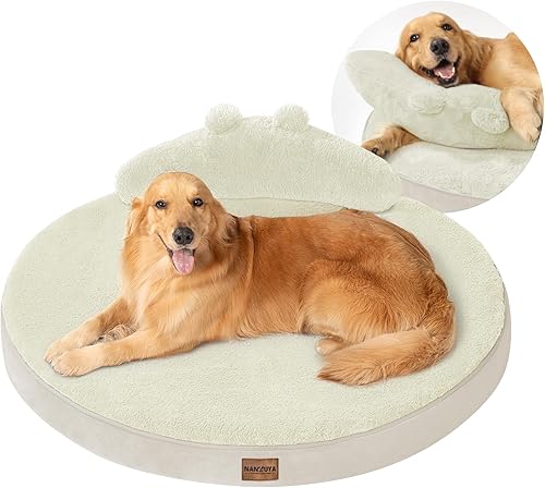 Miniatura 12 de Cama grande para perros, camas ortopédicas para perros extra grandes con funda extraíble lavable, camas impermeables para mascotas con almohada,