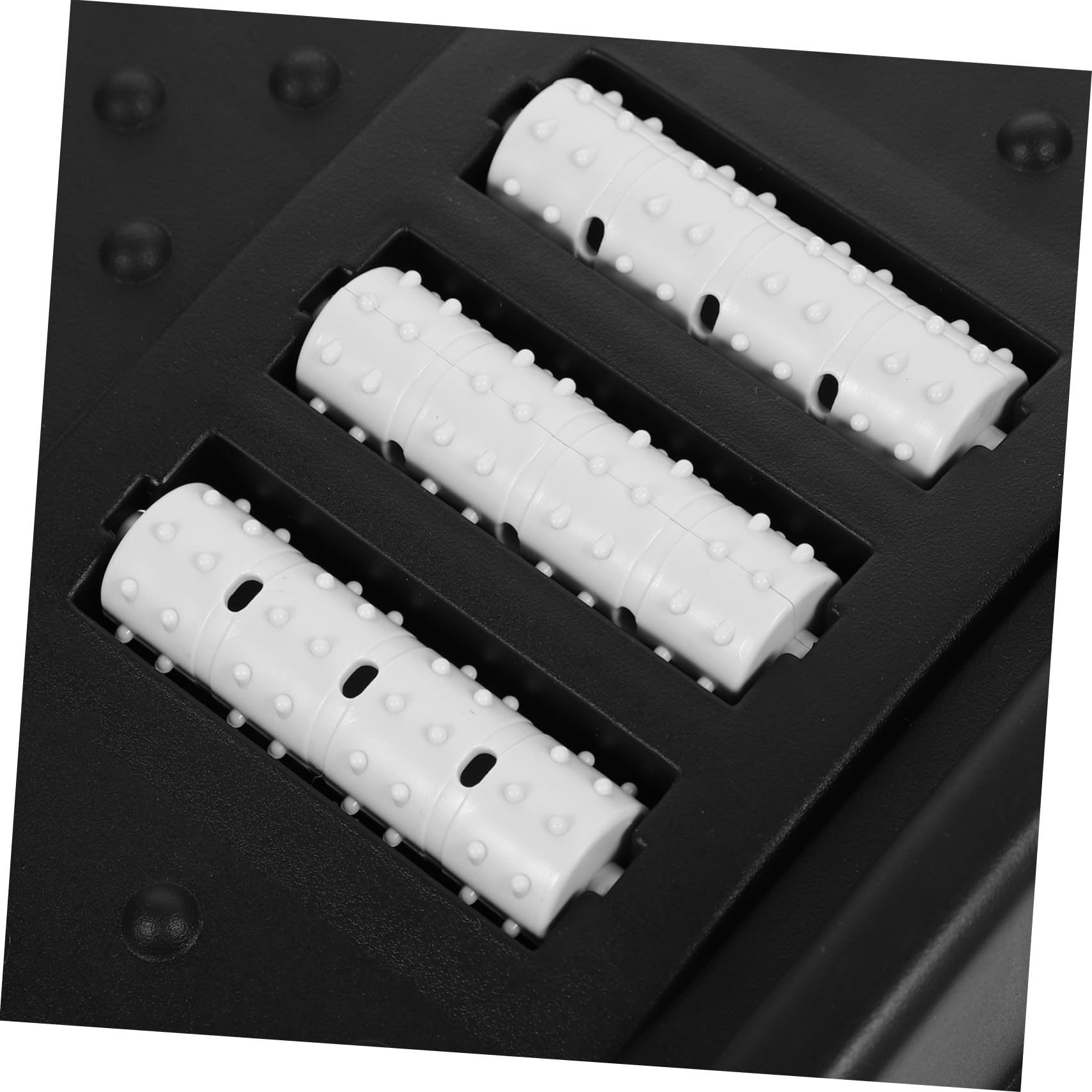 DOITOOL Poggiapiedi Ergonomico Supporto Stabile per Postura Seduta Corretta Nero in Plastica e Design Antiscivolo per Ufficio Sotto Scrivania