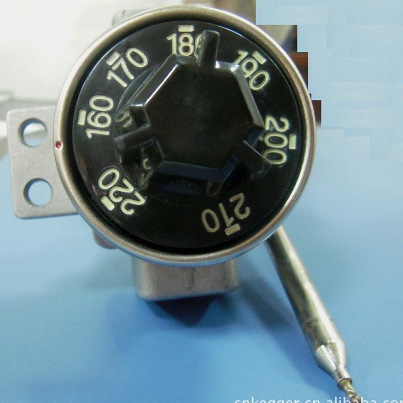 Válvula de gas ajustable, válvula de mariposa de acero inoxidable de alta presión para electrodomésticos de cocina con control de temperatura 100C a 220C Diseño de flujo unidireccional