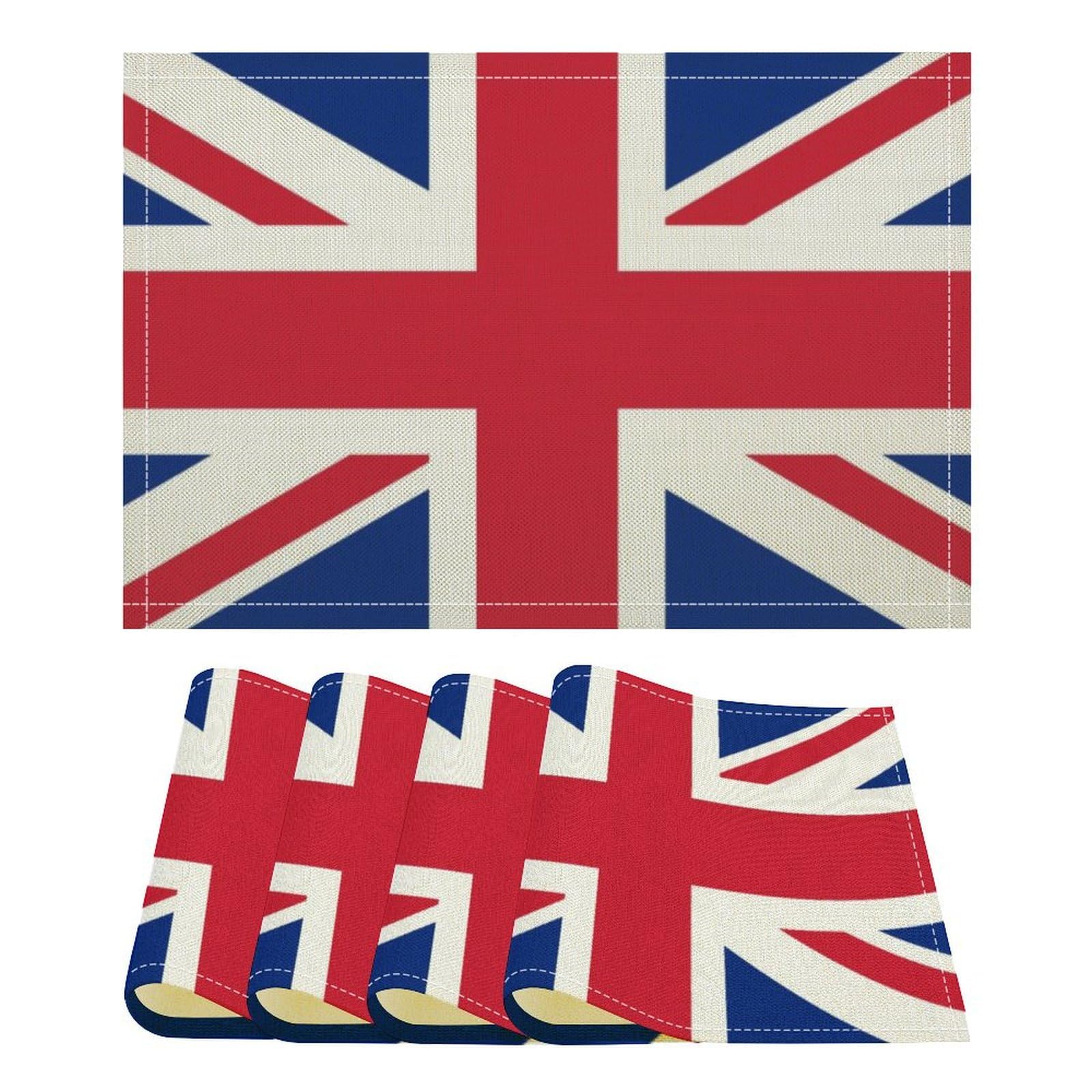 Amazon｜イギリス?ユニオン?ジャック ランチョンマット 4枚セット 