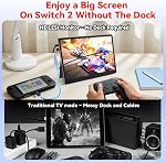 S135 Moniteur portable pour commutateur/interrupteur 2 portable 13.5 Des pouces, 2.2 K 2256 x 1504P Voyages Mini moniteur IPS Affichage 100% sRGB Haut-parleurs intégrés Mini HDMI pour PC Bureau Xbox PS4/5 Console