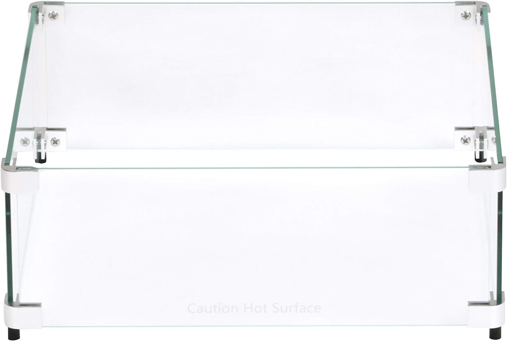 Celestial 17.5" x 17.5" x 6" Wind Guard, fits Celestial 12” Square Fire Pit Burner Pans for Gas Fire Pits