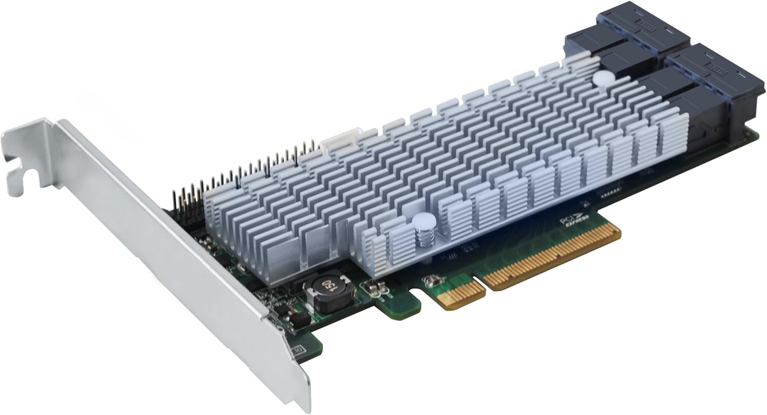 Highpoint RocketRAID 3742A 8 X Internal & 8 X External Channels 12GB/S PCIe 3.0 X8 SAS/ SATA RAID Controller