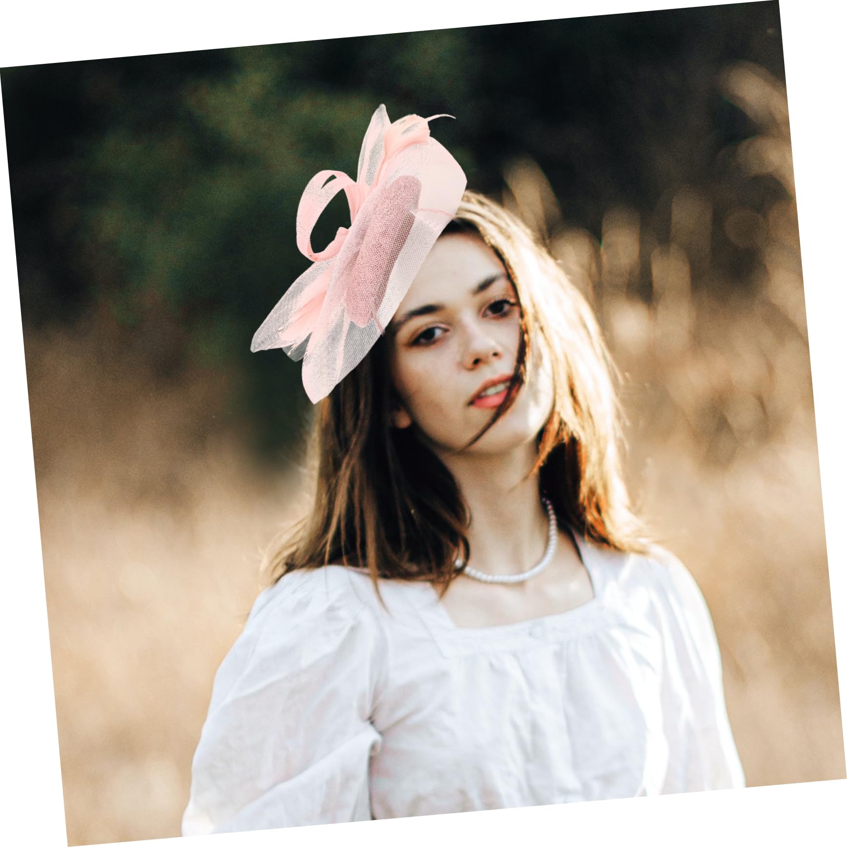 SOIMISS 2piezas Sombrero De Tocado De Gasa Para Fiesta De Té y Boda Diadema Elegante Para Mujeres Accesorio Vintage Para Eventos Especiales