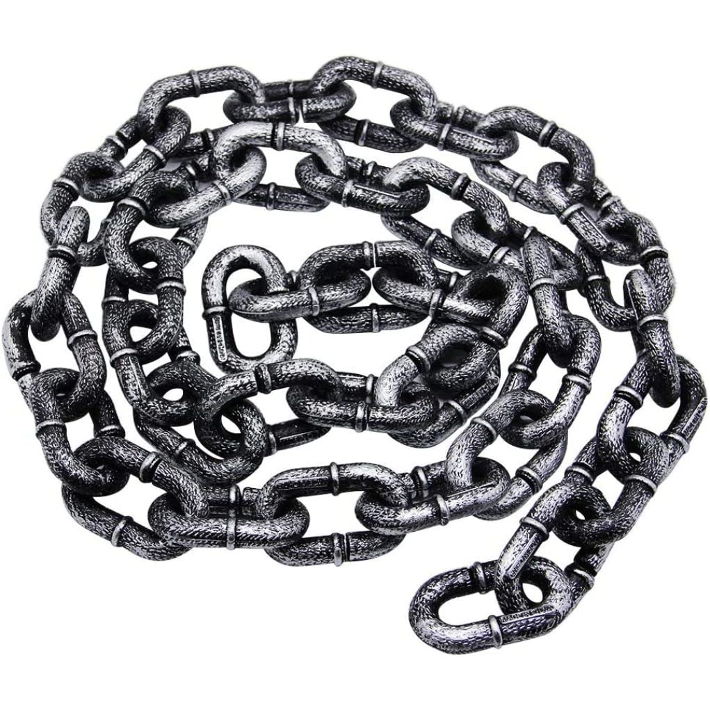CNAFGBGG Halloween Plastic Chains Props, 6ft, for Costume Parties.