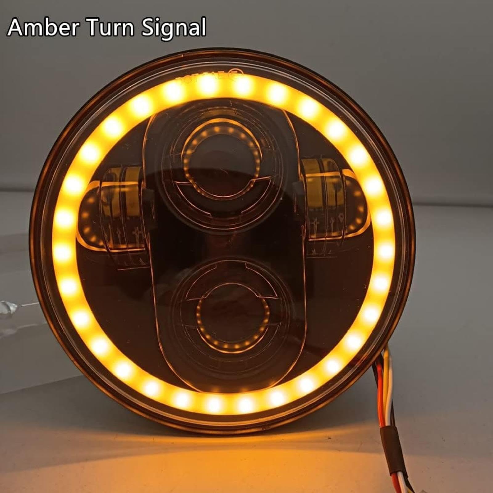 Amazon.co.jp: バイクヘッドライト 5 3/4インチ 5.75インチ LED ヘッド