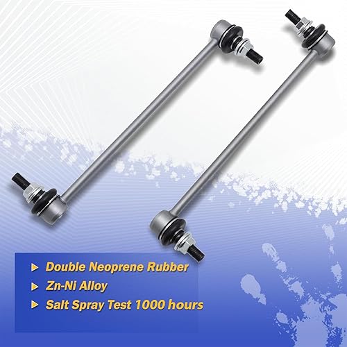 Miniatura 4 de Aleación de zinc y níquel K7258 Estabilizador delantero Enlaces de barra estabilizadora para Dodge Caravan 96-19 96-19 Grand Caravan 96-16 Chrysler