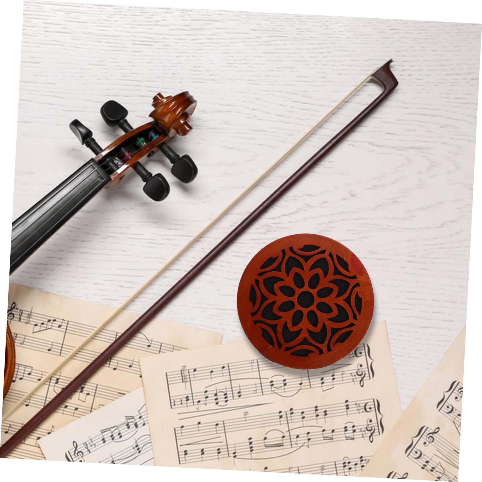 Tamburo Oceano Portatile in Legno, Strumento a Percussione Etnico | Suono Onomatopeico per Meditazione e Rilassamento, Formato Compatto per Musica e Ensemble