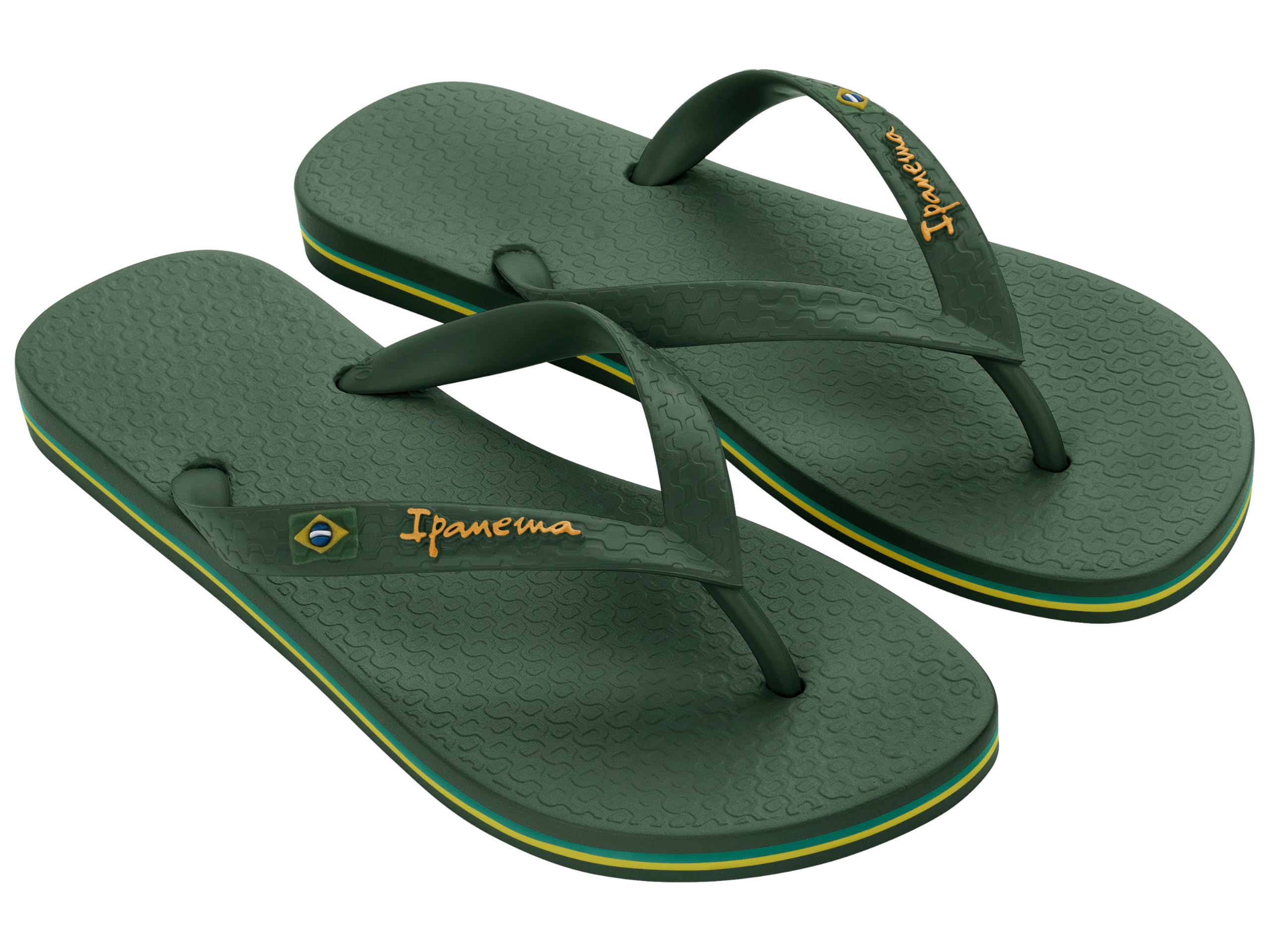 Ipanema Men's CLAS Brasil Ii Ad Flip-Flop, Green, 5 UK